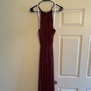 Worn once David’s bridal color wine dress
